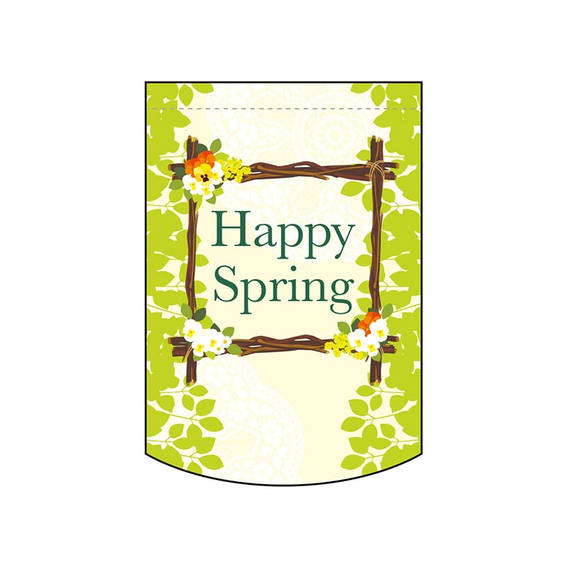 P・O・Pプロダクツ 変形タペストリー　円カット  60995　ハッピースプリング 1枚（ご注文単位1枚）【直送品】