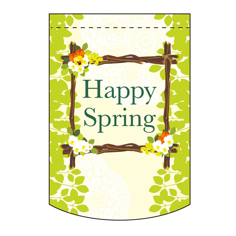 P・O・Pプロダクツ ミニタペストリー両面  61036　ハッピースプリング 1枚（ご注文単位1枚）【直送品】