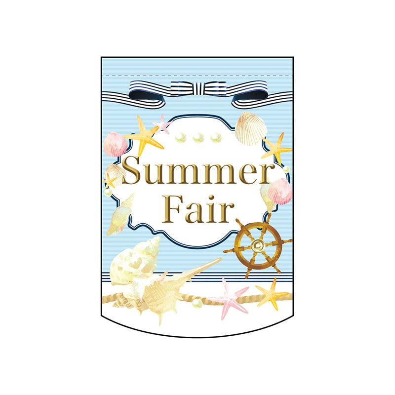 P・O・Pプロダクツ ミニタペストリー両面 61055 SummerFair 1枚(ご注文単位1枚)【直送品】