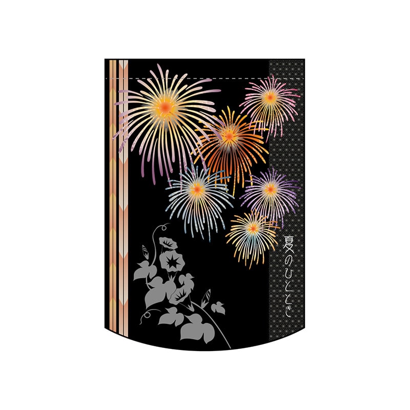 P・O・Pプロダクツ 変形タペストリー　円カット  61083　夏のひととき 1枚（ご注文単位1枚）【直送品】