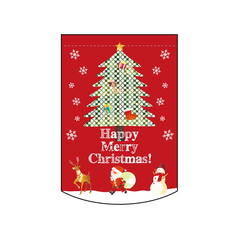 P・O・Pプロダクツ 変形タペストリー 円カット 63091 Happyメリークリスマス 1枚(ご注文単位1枚)【直送品】