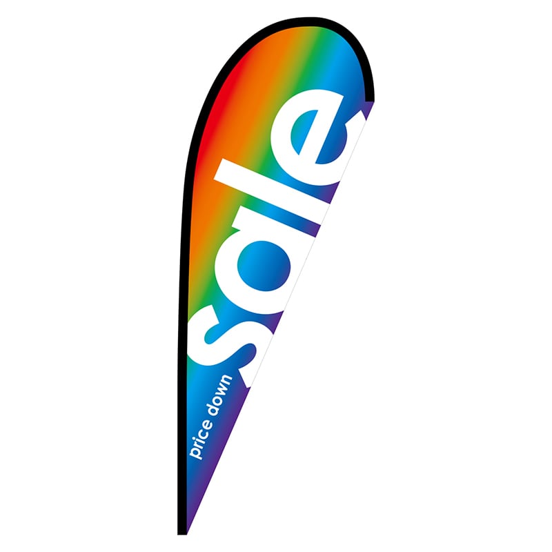 P・O・Pプロダクツ Pバナー中 64334 sale(文字大)レインボー 1枚(ご注文単位1枚)【直送品】