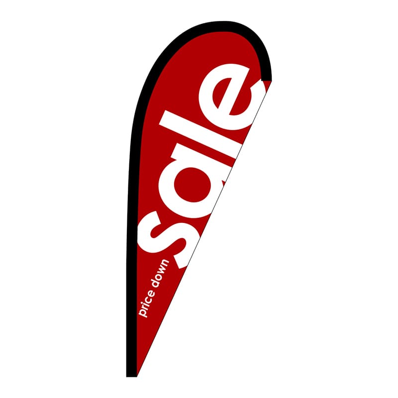 P・O・Pプロダクツ Pバナー小 64372 sale赤 ポンジ 1枚(ご注文単位1枚)【直送品】