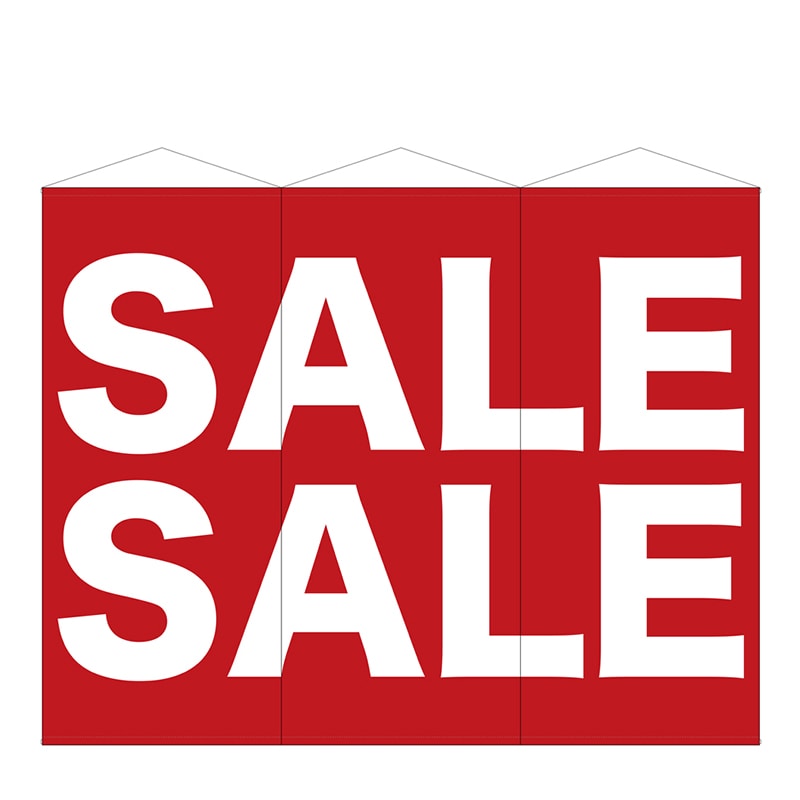 P・O・Pプロダクツ 3連超大型タペストリー  69113　3連超大型SALESALE 1枚（ご注文単位1枚）【直送品】