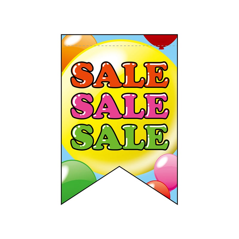 P・O・Pプロダクツ 変形タペストリー　リボンカット  69383　SALESALESALE 1枚（ご注文単位1枚）【直送品】