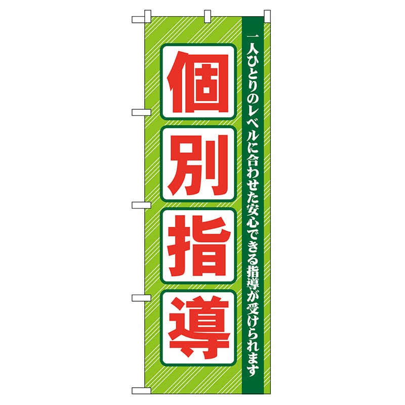P・O・Pプロダクツ のぼり  GNB-67　個別指導 1枚（ご注文単位1枚）【直送品】