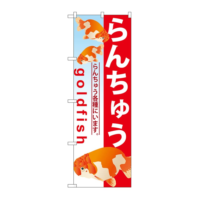 P・O・Pプロダクツ のぼり  GNB-583　らんちゅう 1枚（ご注文単位1枚）【直送品】