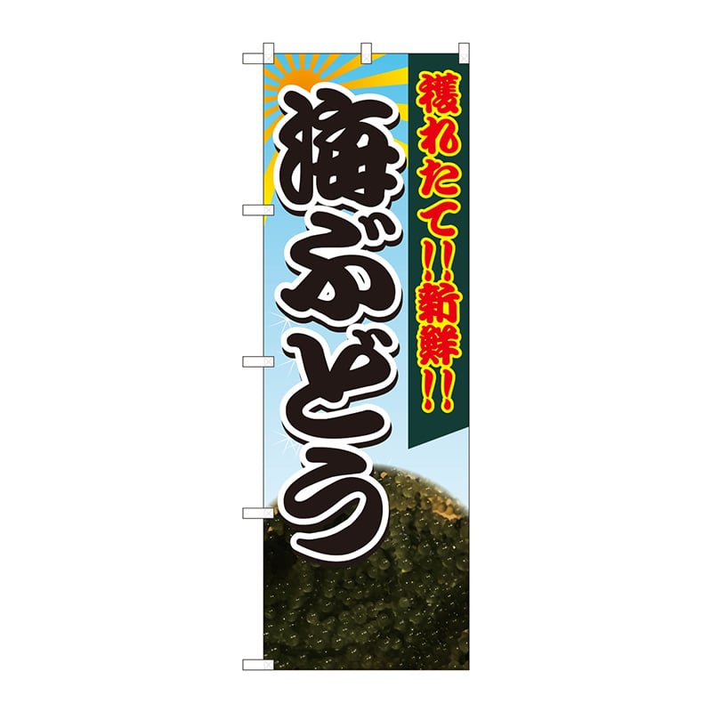 P・O・Pプロダクツ のぼり 82428 海ぶどう獲れたて SYH 1枚(ご注文単位1枚)【直送品】