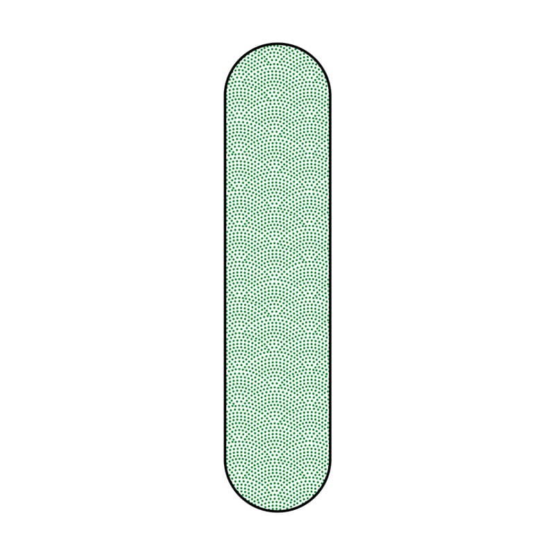 P・O・Pプロダクツ 変形パネル  NADA-062　浪模様　緑 1枚（ご注文単位1枚）【直送品】