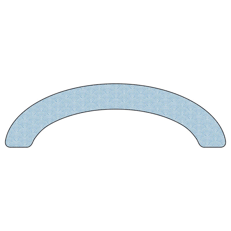 P・O・Pプロダクツ アーチパネル 大サイズ NADA-072　浪模様　青 1枚（ご注文単位1枚）【直送品】