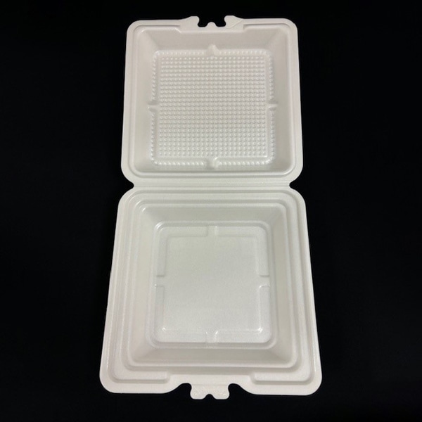 JSPパッケージング 弁当容器　テイクアウトボックス 24-24　仕切無 クラフトブラウン 50枚/袋（ご注文単位6袋）【直送品】