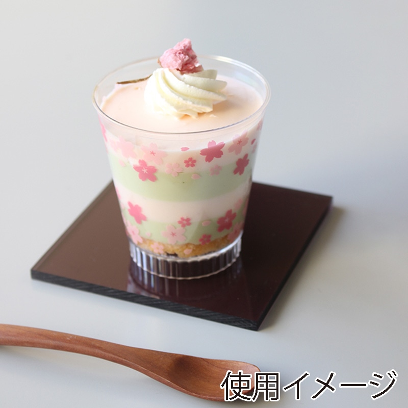 伊藤景パック産業 デザートカップ ルチア 71φ 160 桜 3643116 25個/束(ご注文単位24束)【直送品】