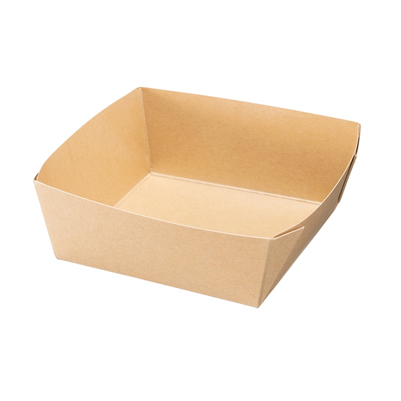 伊藤景パック産業 焼成トレー　TT-80 クラフト 5144870 100個/束（ご注文単位10束）【直送品】