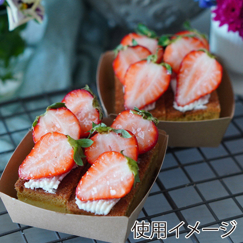 伊藤景パック産業 トレー TT-65 クラフト 5145060 100個/束(ご注文単位10束)【直送品】