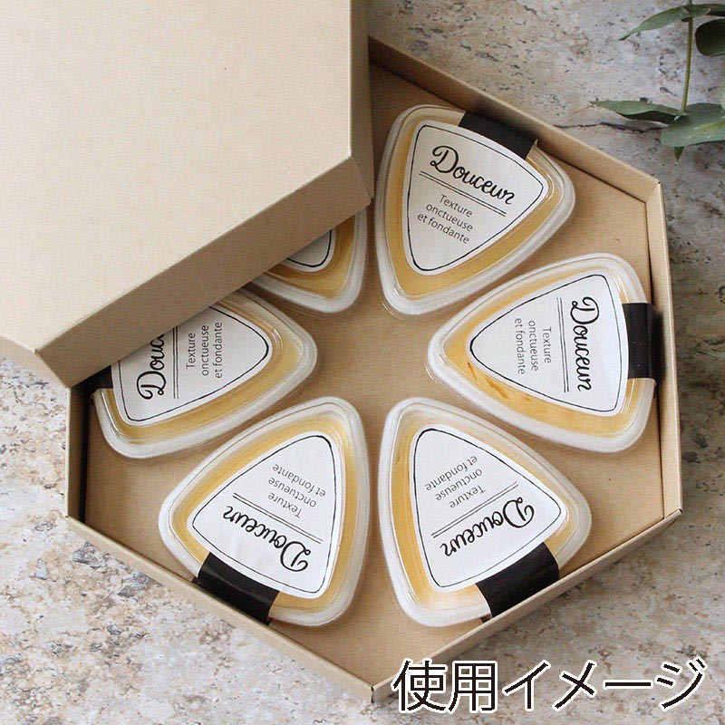 伊藤景パック産業 TSトレー プチトルテBOX #6 クラフト 3255120 50個/束(ご注文単位2束)【直送品】