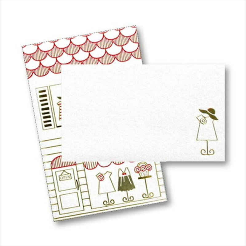 フタバ ROKKAKU 箔ぽち袋 メッセージカード付 ブティック 1束（ご注文単位10束）【直送品】