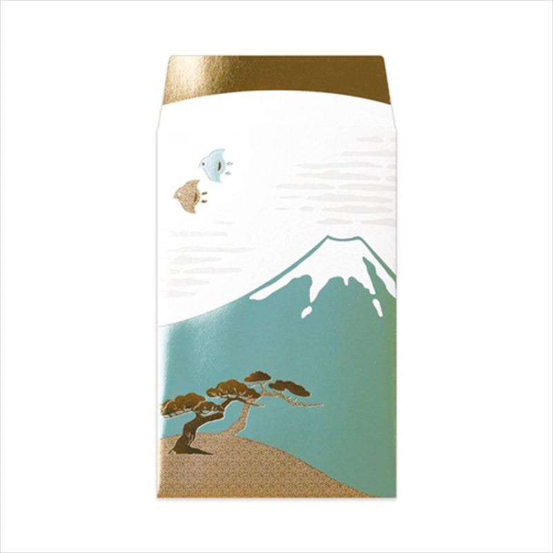 フタバ ROKKAKU 箔ぽち袋 やまかわうみ 山 1パック（ご注文単位5パック）【直送品】