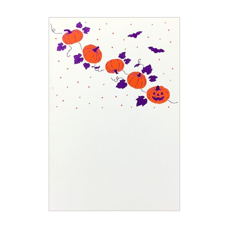 フタバ ROKKAKU こよみはがき 10月 ハロウィン 1パック（ご注文単位5パック）【直送品】