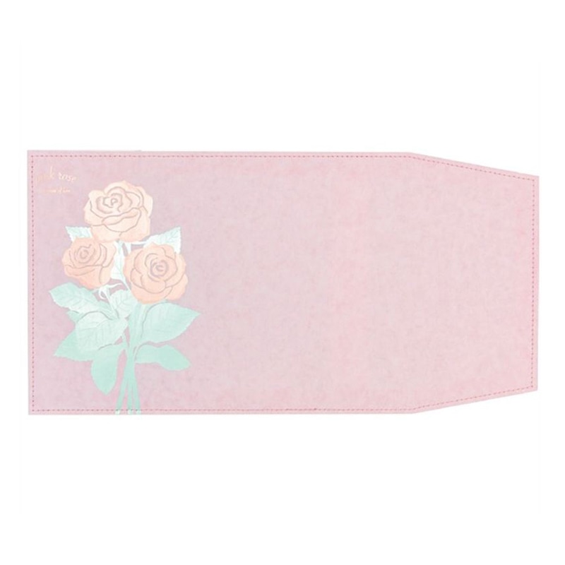 フタバ ROKKAKU ブックカバー 箔押しボタニカル バラ 1パック（ご注文単位3パック）【直送品】