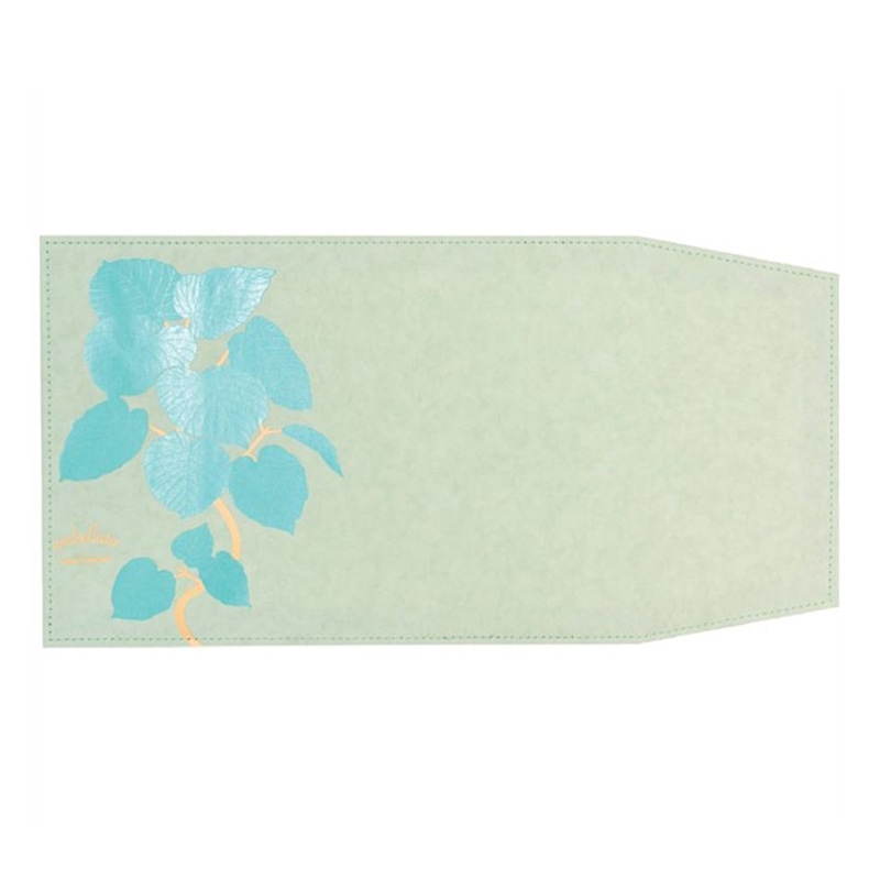 フタバ ROKKAKU ブックカバー 箔押しボタニカル ウンベラータ 1パック（ご注文単位3パック）【直送品】