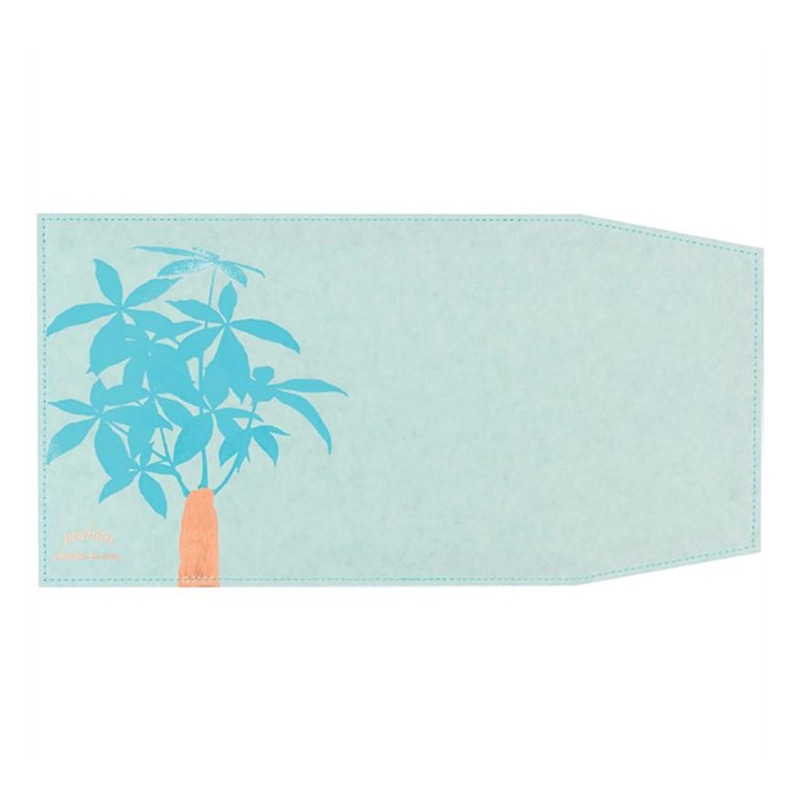 フタバ ROKKAKU ブックカバー 箔押しボタニカル パキラ 1パック（ご注文単位3パック）【直送品】