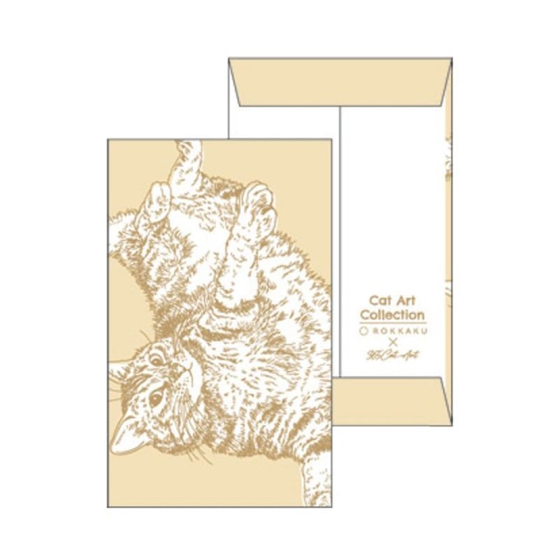 フタバ ROKKAKU ぽち袋 キャットアート コレクション roll 1パック（ご注文単位5パック）【直送品】