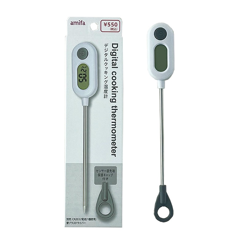 アミファ デジタルクッキング温度計 1個(ご注文単位90個)【直送品】