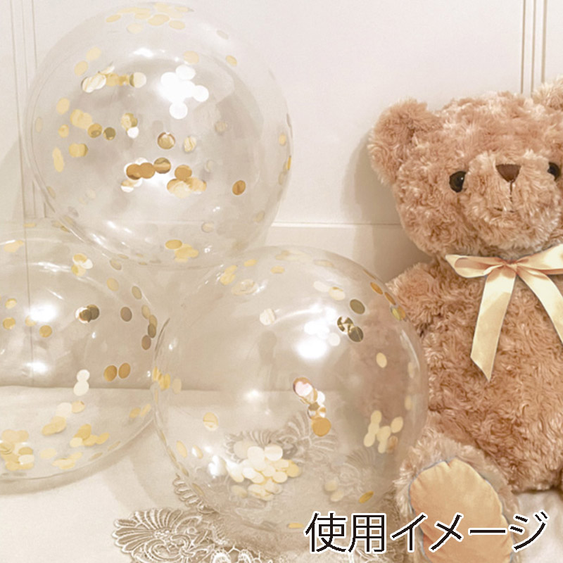 アミファ バルーン コンフェッティ 1束(ご注文単位180束)【直送品】