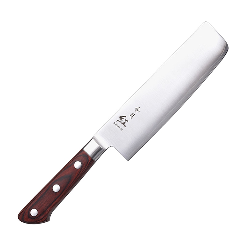 富士カトラリー 洋包丁 令月 紅 モリブデンバナジウム鋼 菜切 口金付 165mm CR-010 1個（ご注文単位1個）【直送品】