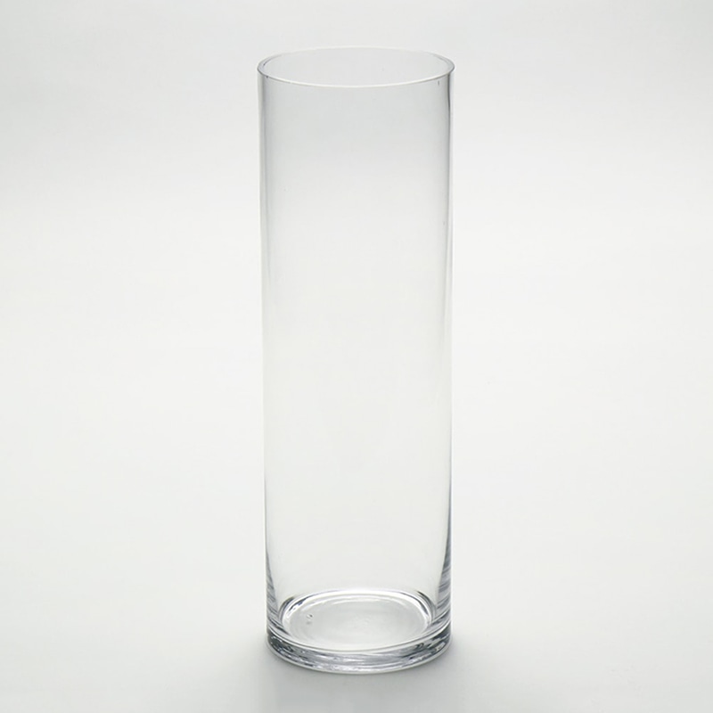 紅石 ガラスベース φ13×H40cm クリア BBG-039 1個（ご注文単位1個）【直送品】