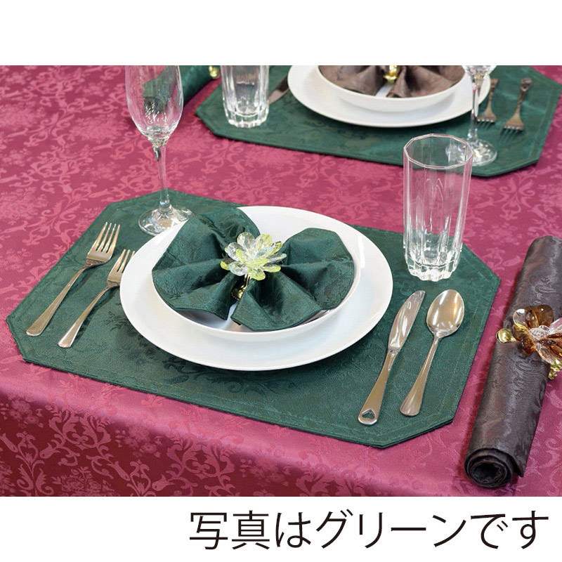 紅石 ランチョンマット ワイン SSI-L16 1枚（ご注文単位6枚）【直送品】