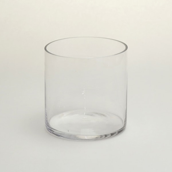 紅石 ガラスベース φ15×H15cm クリア BBG-242 1個（ご注文単位3個）【直送品】