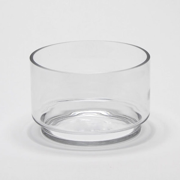 紅石 ガラスベース φ20×H13cm クリア BBG-255 1個（ご注文単位2個）【直送品】