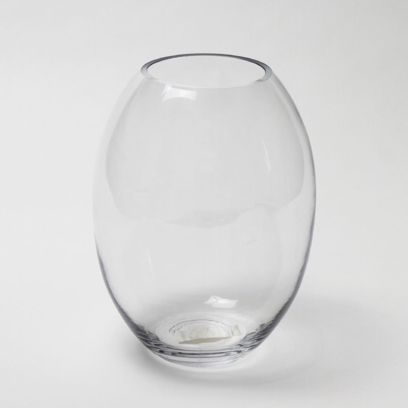 紅石 ガラスベース H25cm クリア BBG-270 1個（ご注文単位2個）【直送品】