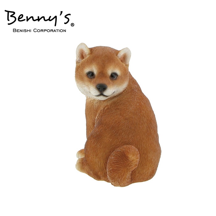 紅石 オブジェ シバ 呼んだ? 赤柴 QB-005G 1個（ご注文単位1個）【直送品】