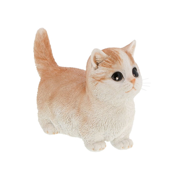 紅石 オブジェ べニーズキャット マンチカン クリーム QB-011BR 1個（ご注文単位1個）【直送品】