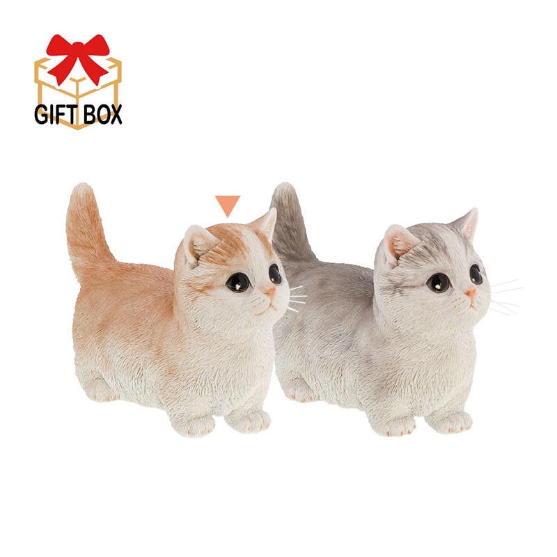 紅石 オブジェ べニーズキャット マンチカン クリーム QB-011BR 1個(ご注文単位1個)【直送品】