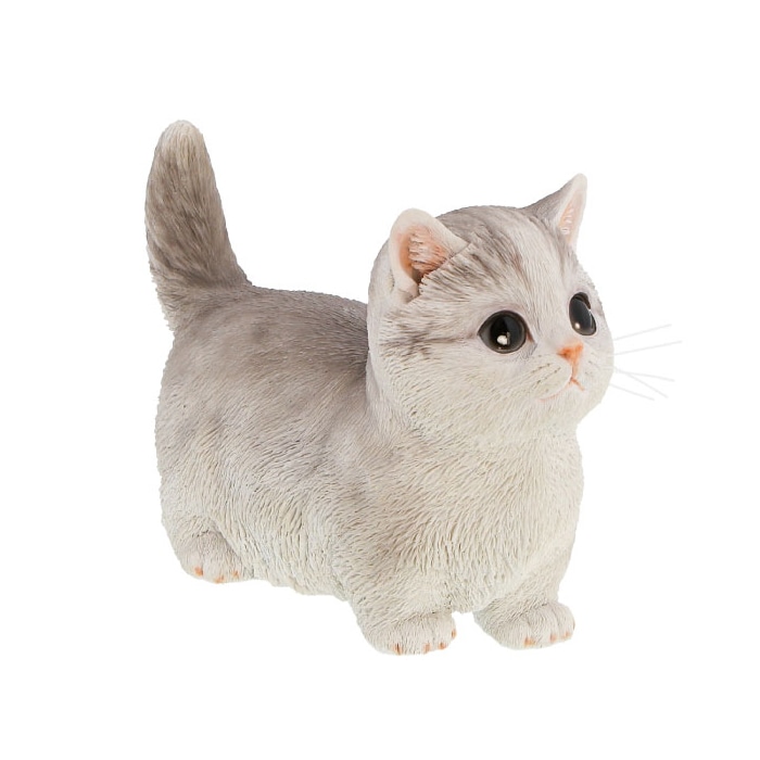 紅石 オブジェ べニーズキャット マンチカン ブルー QB-011GR 1個（ご注文単位1個）【直送品】