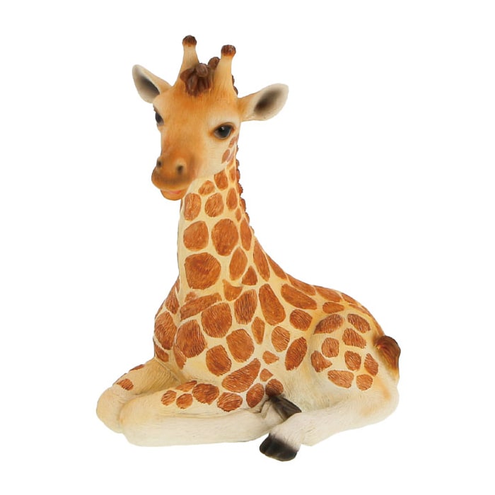 紅石 オブジェ リトルサバンナ キリン QB-012A 1個(ご注文単位1個)【直送品】