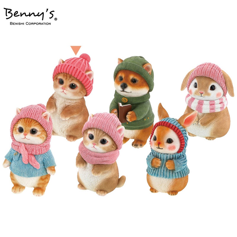 紅石 オブジェ べニーズキャット あったか B QB-014B 1個(ご注文単位1個)【直送品】