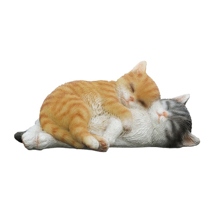 紅石 オブジェ べニーズキャットミニ おひるね 茶トラ白/サバ白 QB-018 1個（ご注文単位1個）【直送品】