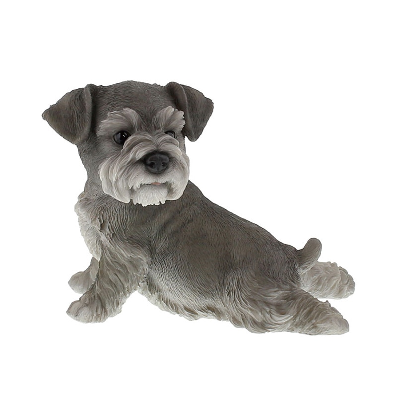 紅石 オブジェ シュナウザー ストレッチ QB-028D 1個（ご注文単位1個）【直送品】
