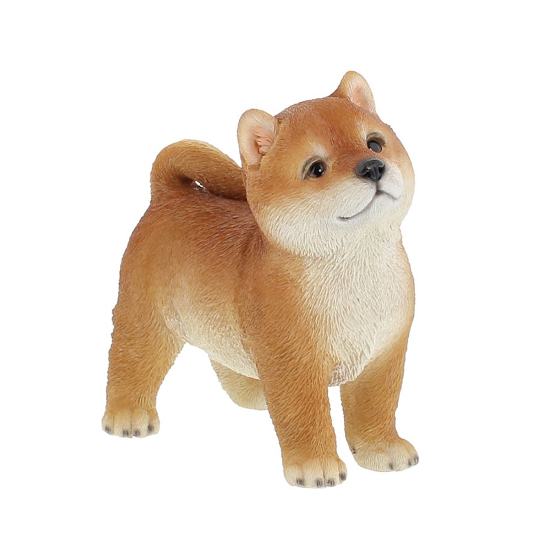 紅石 オブジェ シバ 赤柴 QB-029 1個（ご注文単位1個）【直送品】