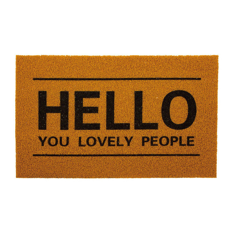 紅石 PVCハローマット イエロー SXC-002A 1枚（ご注文単位2枚）【直送品】