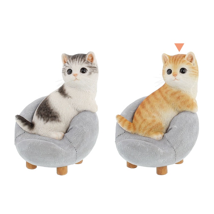 紅石 スマホスタンド べニーズキャット 茶トラ白 QB-038Y 1個(ご注文単位1個)【直送品】