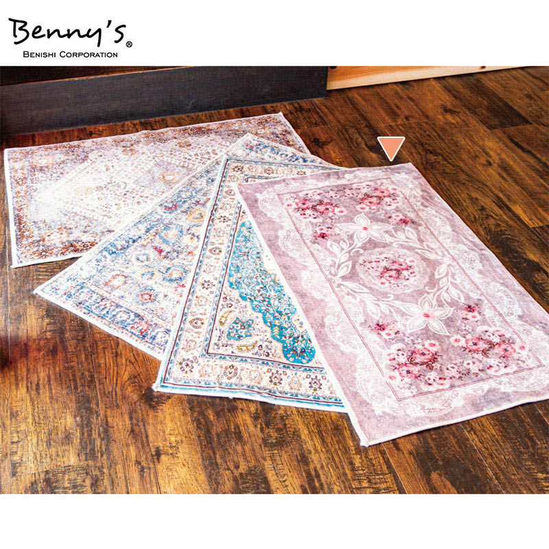 紅石 マイクロファイバーソフトタッチマット スモーキーピンク SXC-001A 1枚(ご注文単位2枚)【直送品】