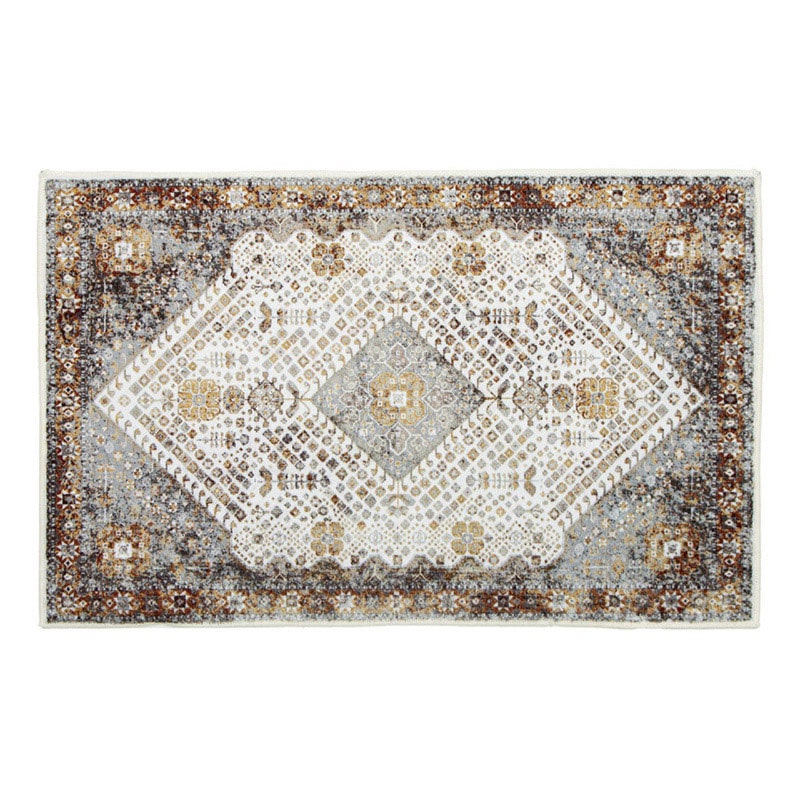 紅石 マイクロファイバーソフトタッチマット ブラウン SXC-001C 1枚（ご注文単位2枚）【直送品】