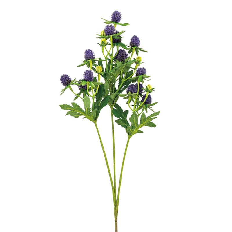 紅石 アートフラワー センニチコウ パープル K-688-11 1本（ご注文単位12本）【直送品】