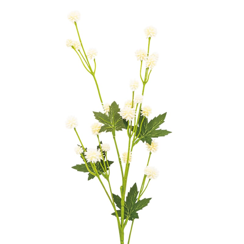 紅石 アートフラワー サーキュラスプレー クリーム K-689-21 1本（ご注文単位12本）【直送品】