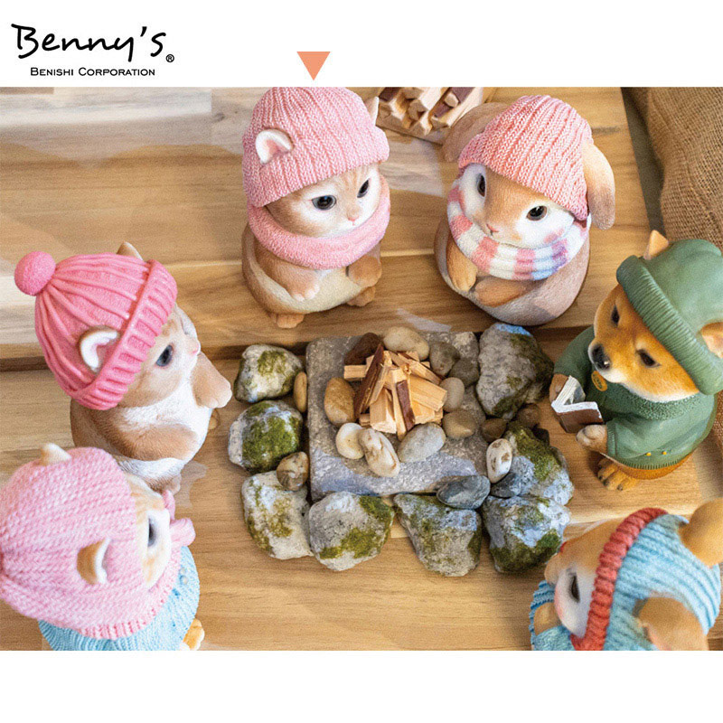 紅石 オブジェ ベニーズラビット あったか E QB-014E 1個(ご注文単位1個)【直送品】